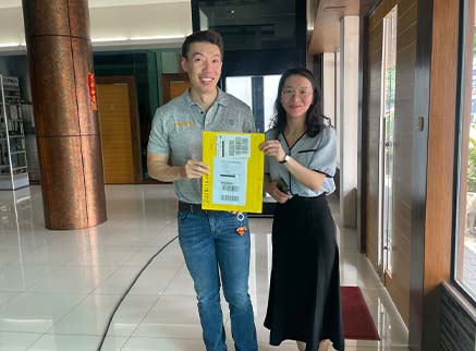 Thăm khách hàng Thái Lan